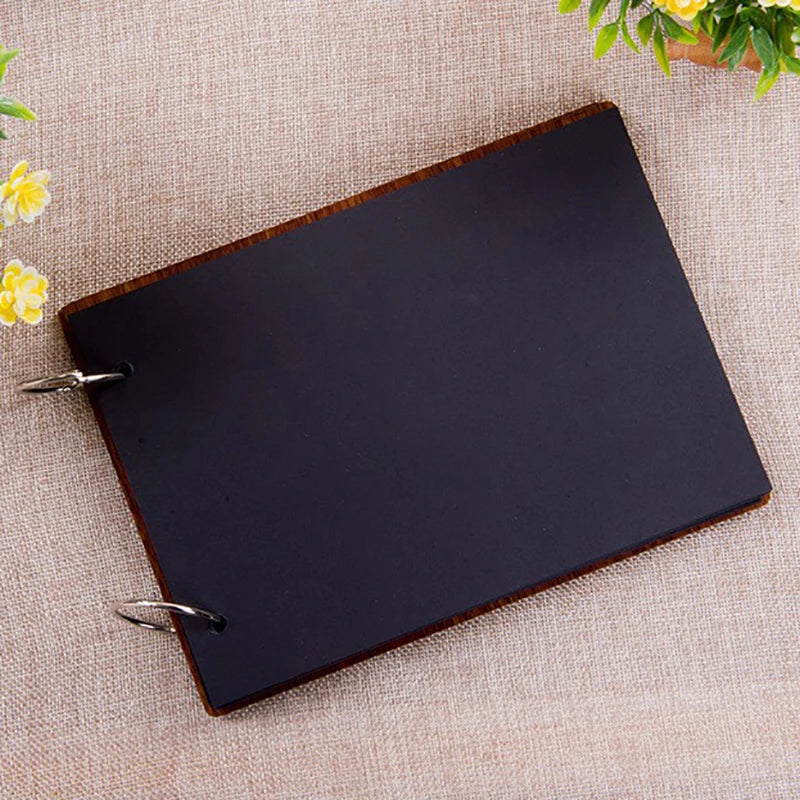 Álbum de Fotos DIY de Madera Vintage | Recuerdos y Almacenamiento para Scrapbook