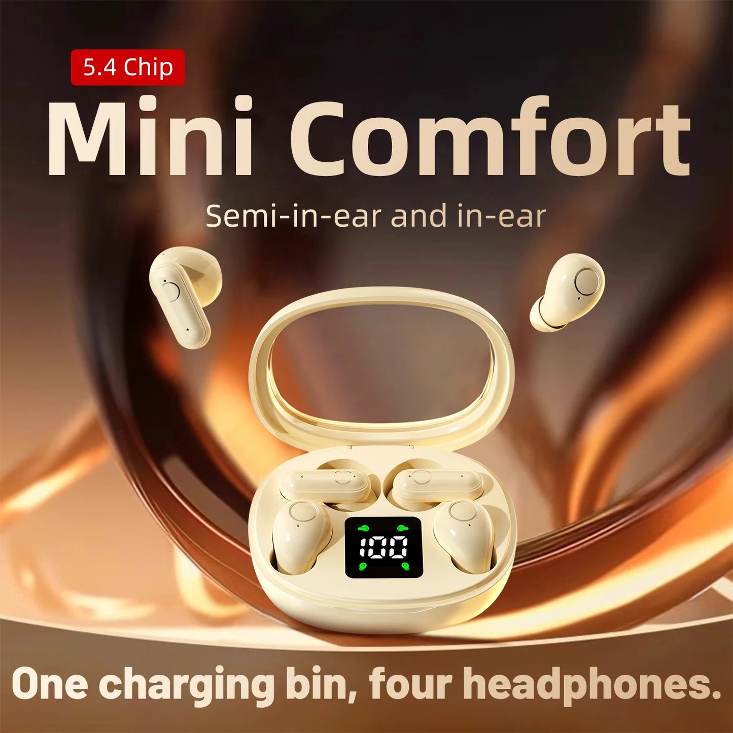 Long Range Bluetooth Earphones Wireless for Sports Running