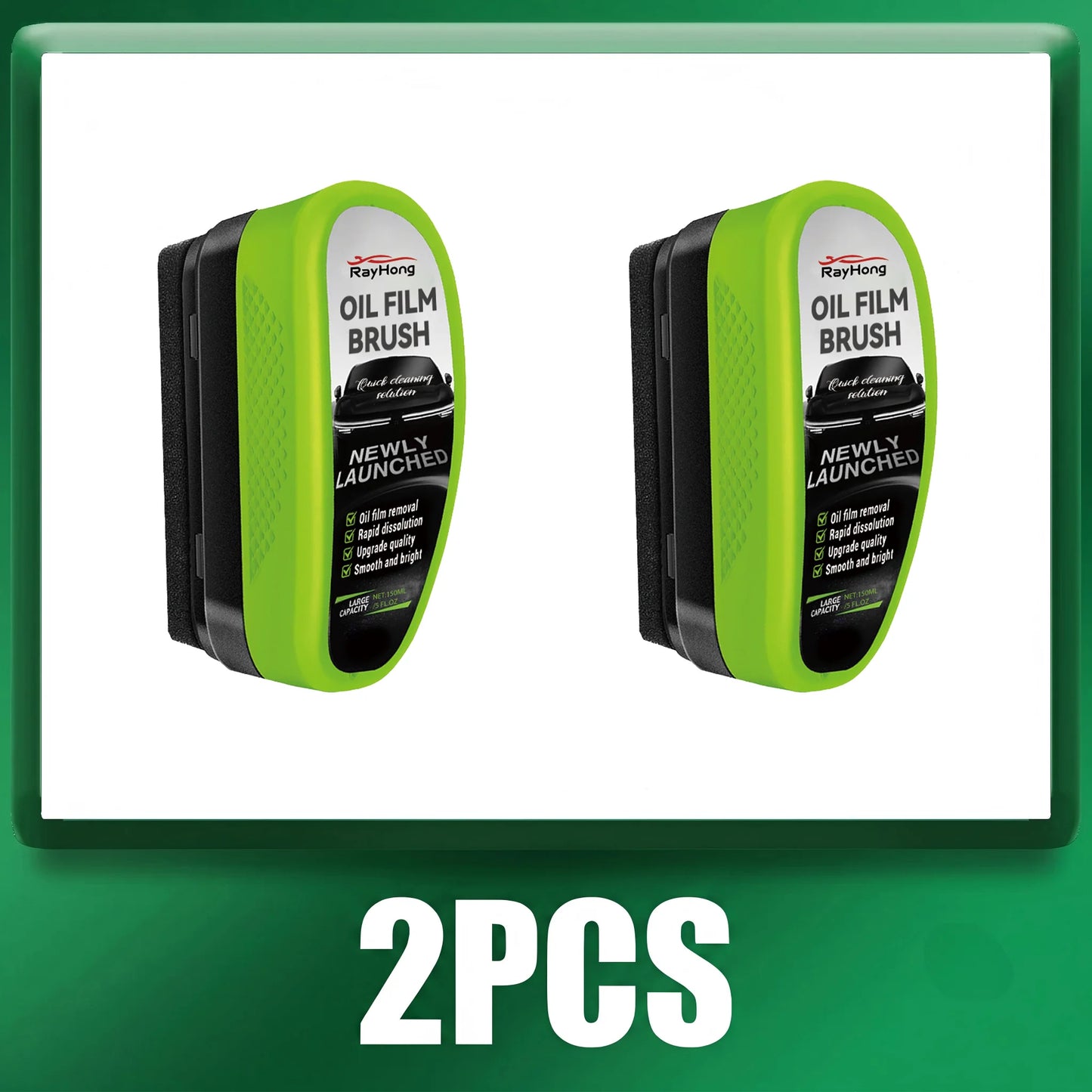 Crystal-Clear Windshields for European Cars: Glass Brush + Oil Film Remover (Front & Interior)
