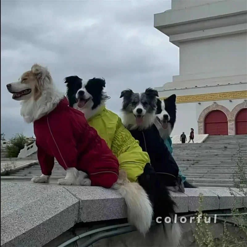 Waterproof Reflective Dog Raincoat | Adjustable Pet Jacket