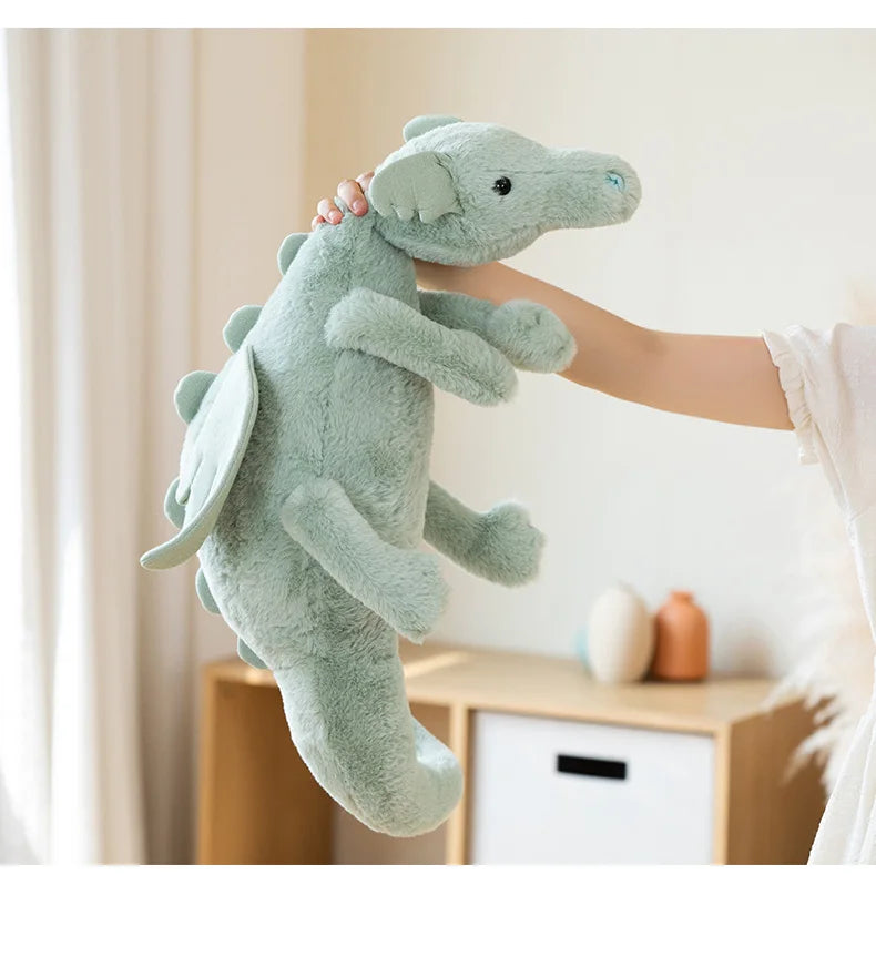 Cute Cartoon Dragon Plush Doll | Adorable Dinosaur Pillow Toy