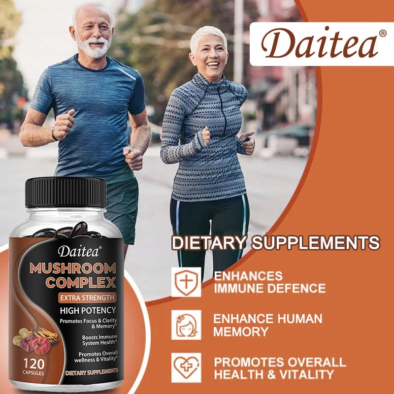 Brain Boosting Mushroom Capsules | Memory & Focus Supplement
