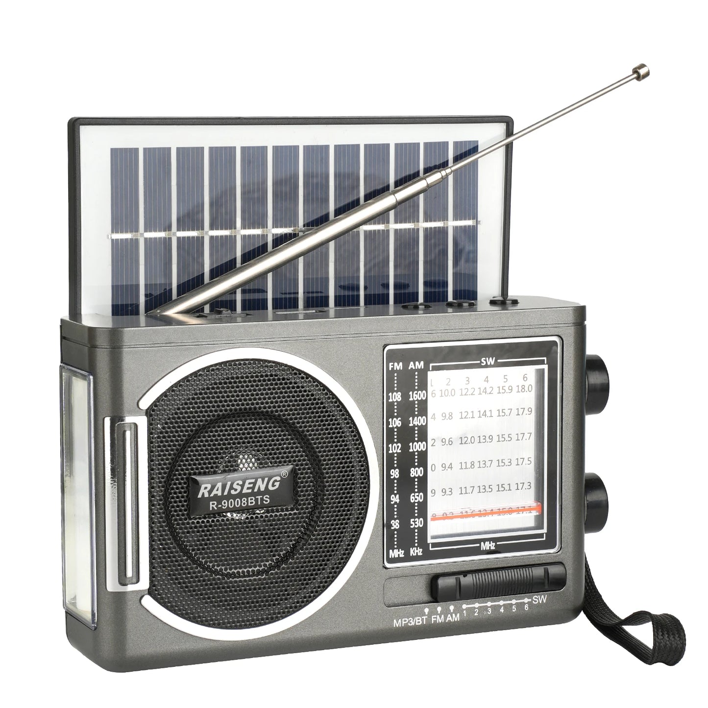 Portable Solar Radio | AM/FM Speaker with USB/TF Playback