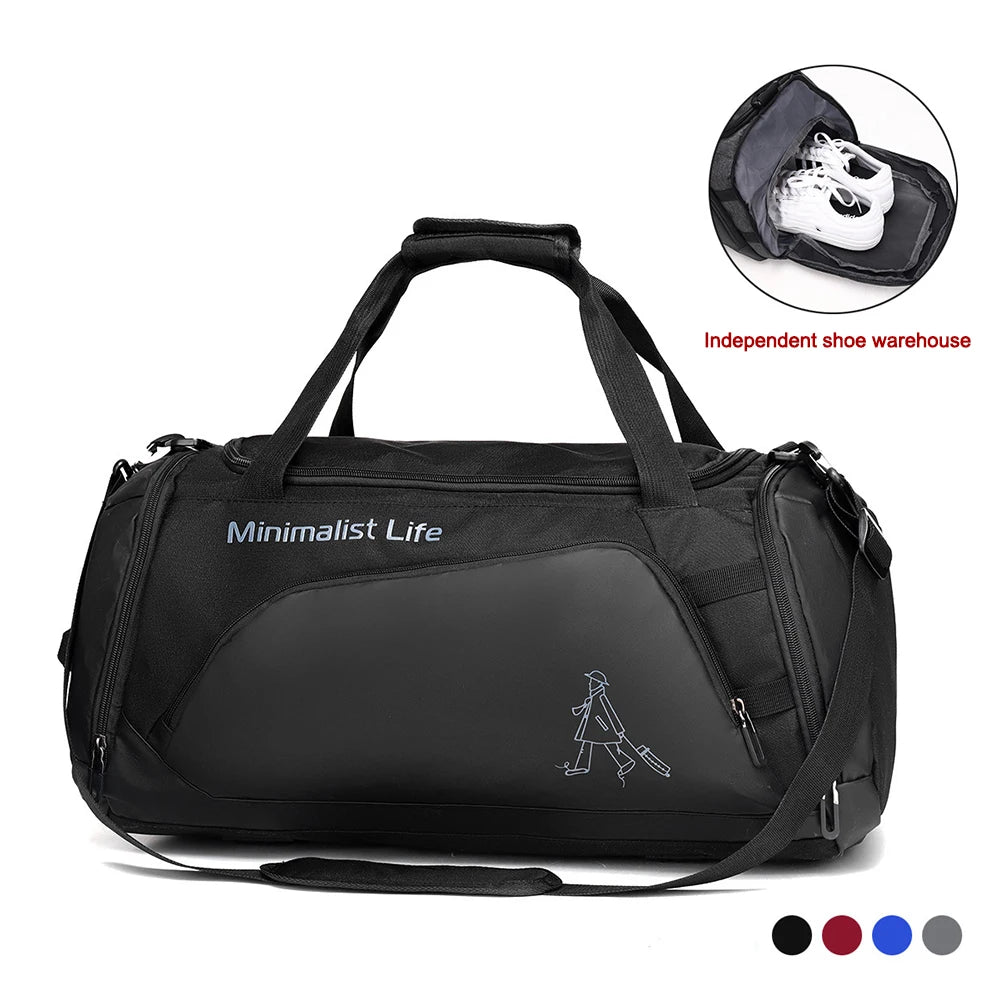 Waterproof Nylon Gym Bag | Perfect for Fitness & Travel