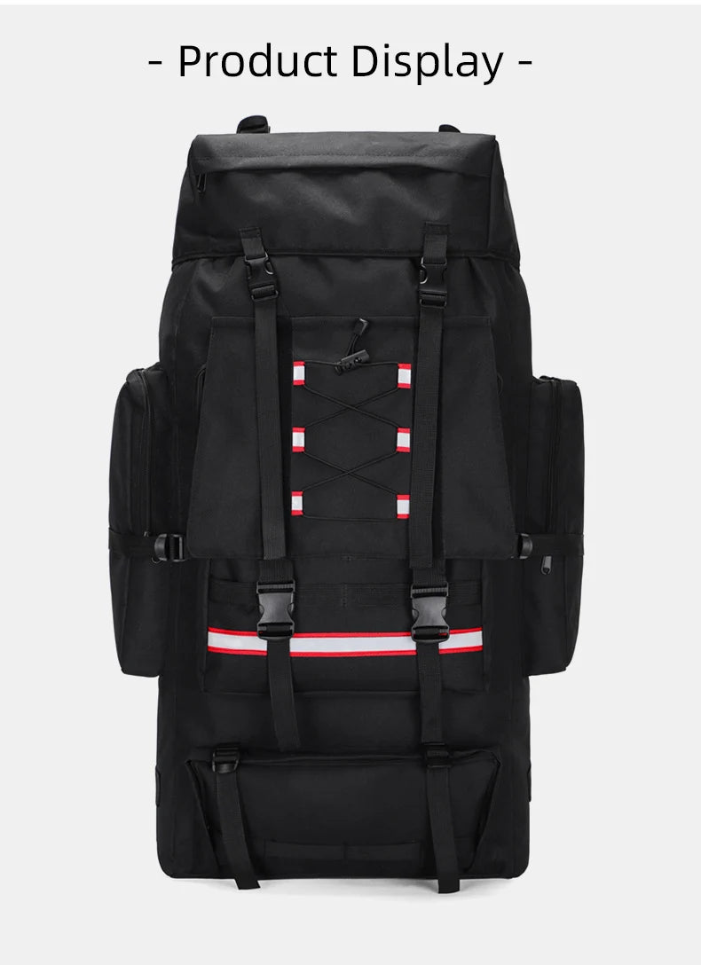 Large 130L Hiking Camping Backpack | Durable Outdoor Rucksack