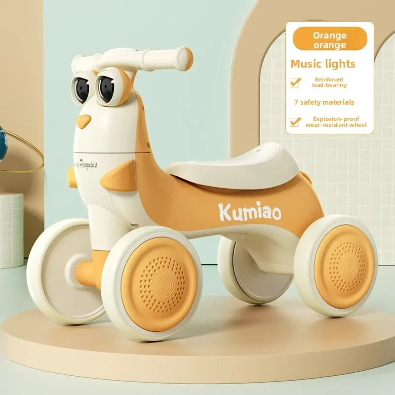 4-Wheel Kids Bike Scooter | Fun & Safe Ride-On Toy for Toddlers