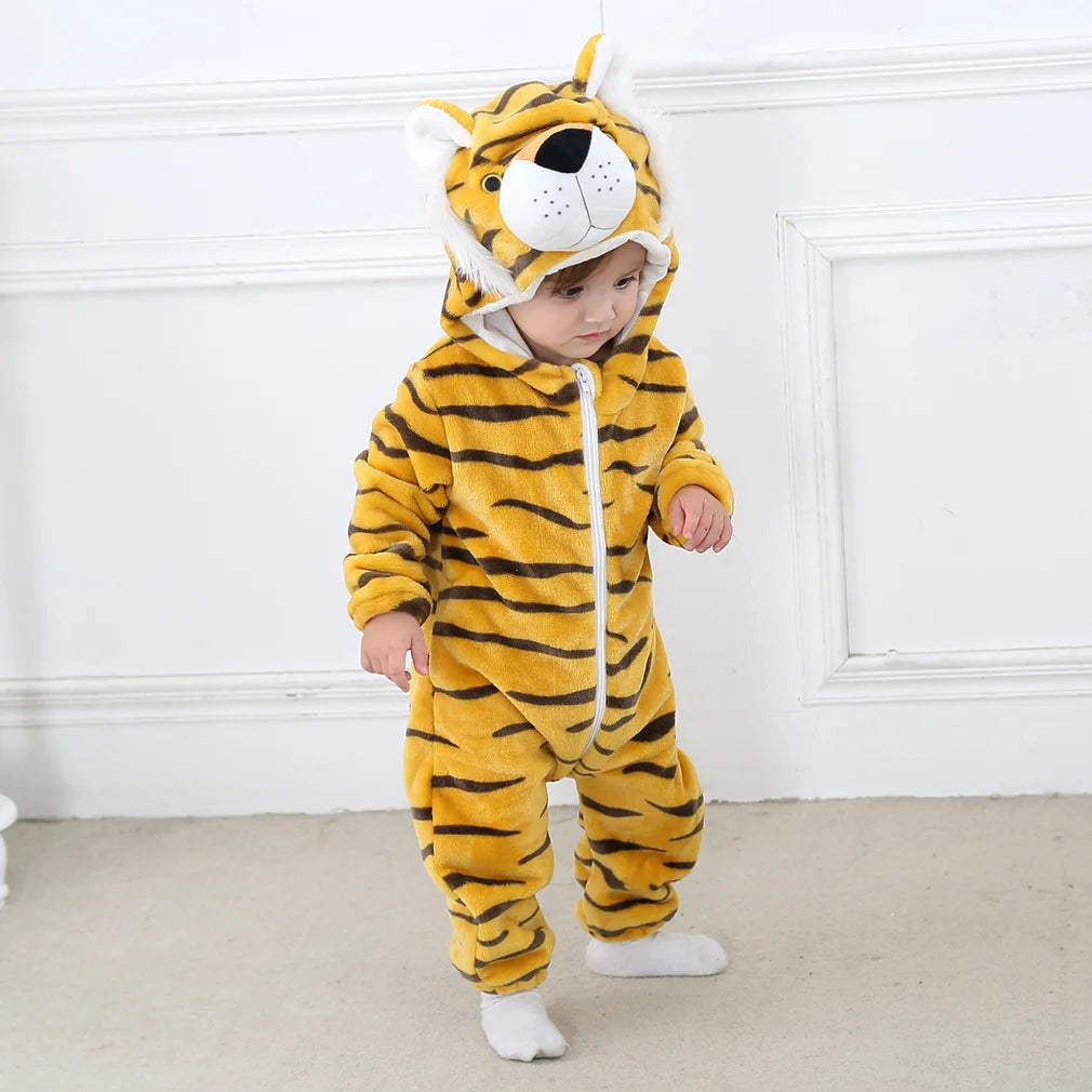 Cozy Baby Rompers | Adorable Winter Hooded Jumpsuits for Kids