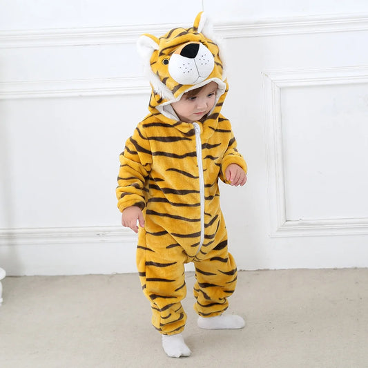 Cozy Baby Rompers | Adorable Winter Hooded Jumpsuits for Kids