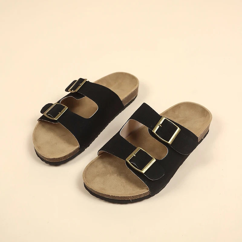 Women's Stylish Flat Beach Sandals | Comfortable Outdoor Slippers