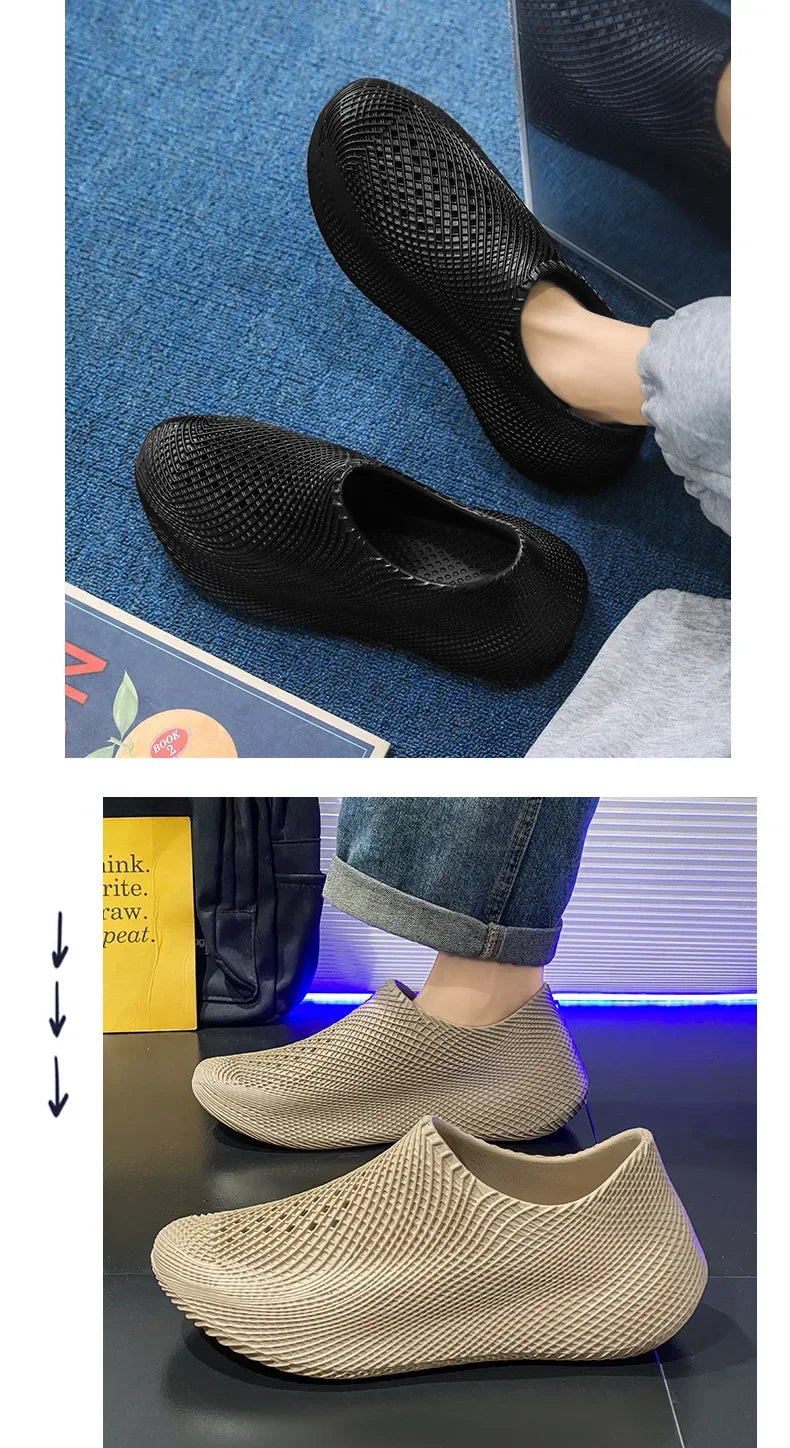 Designer Lightweight Luxury Summer New 3D Hole Hole Shoes Full Wrap Couple Casual Sandals Outdoor Beach Shoes for Men