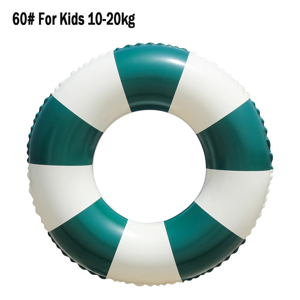 Inflatable Vintage Striped Pool Float | Stylish Swim Tube for All
