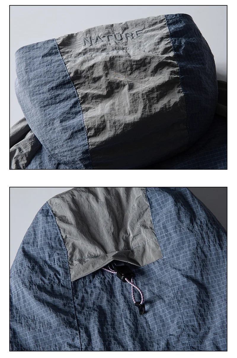 Men's Water-Resistant Hooded Jacket | Trendy Outdoor Style