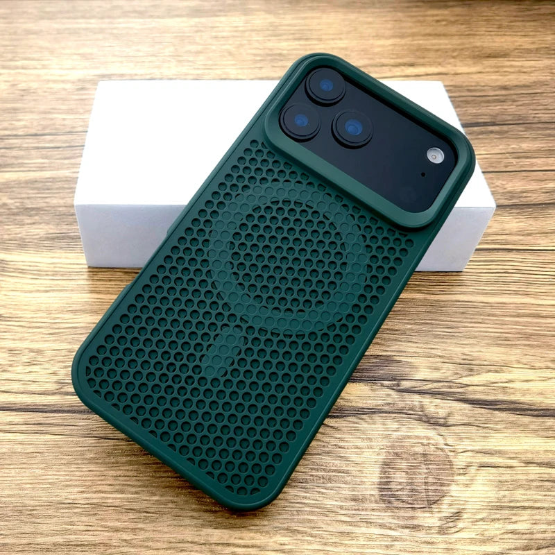 Luxury Heat Dissipating Hard Case for iPhone 17 Series