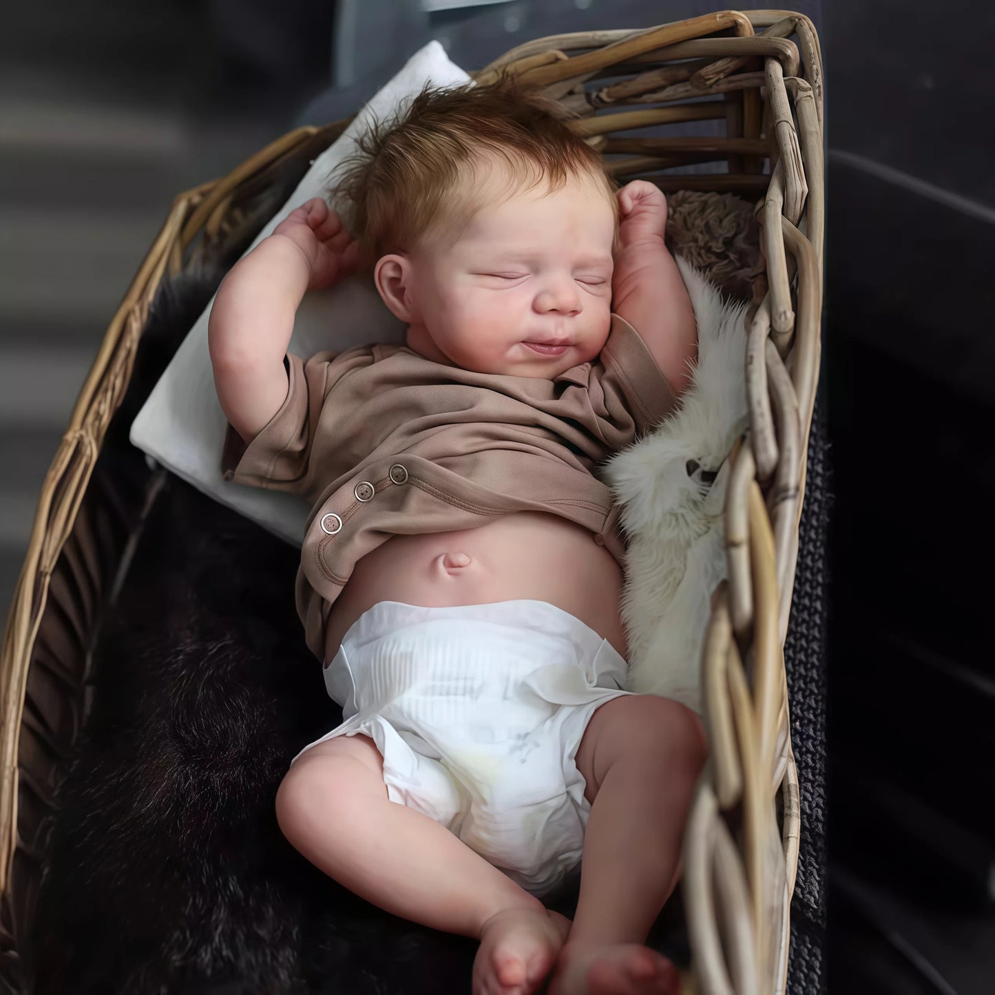 Realistic Reborn Baby Doll - 19 Inch Full Silicone Girl Toy