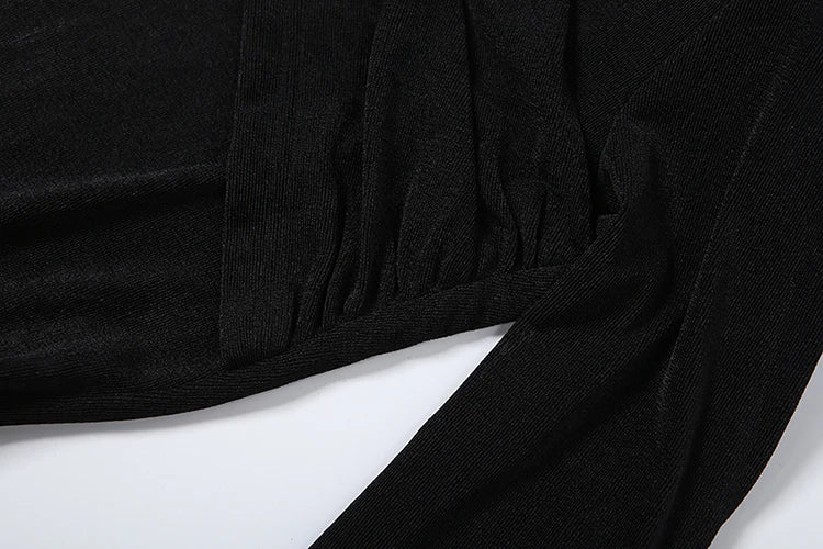 Elegant Autumn Maxi Dress | Turtleneck Full Sleeve Womens Dress