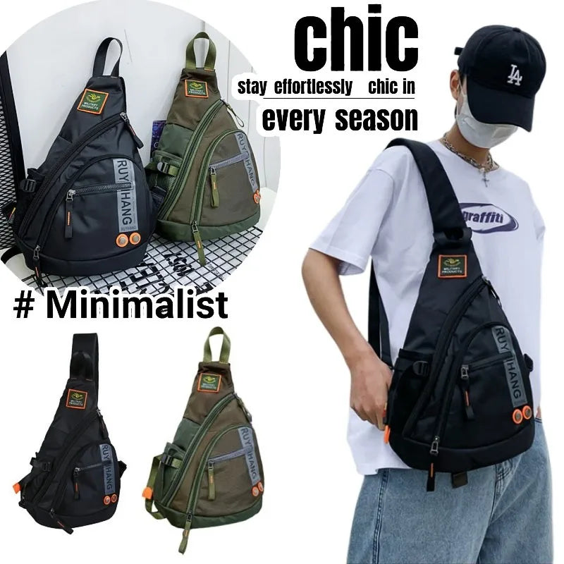 Men's Waterproof Crossbody Bag | Large Capacity Outdoor Travel