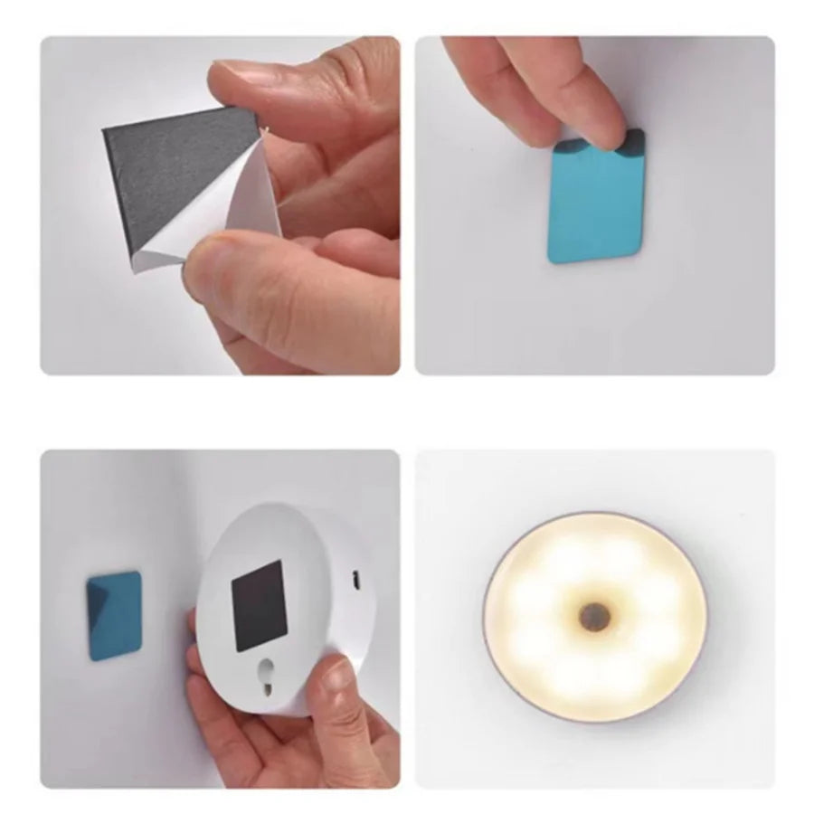 Rechargeable Motion Sensor LED Night Light for Home Use
