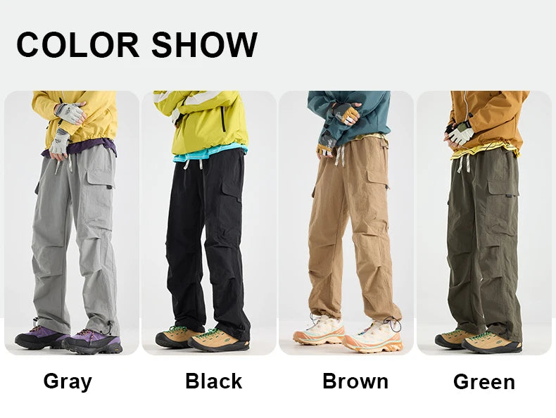 Men's Water-Repellent Hiking & Camping Pants | Breathable Cargo Trousers