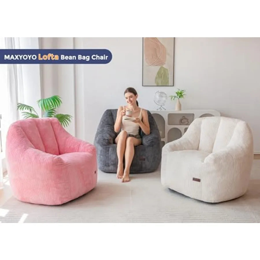 Sillón Puff Acogedor | Máxima Comodidad para Relajarse y Ocio