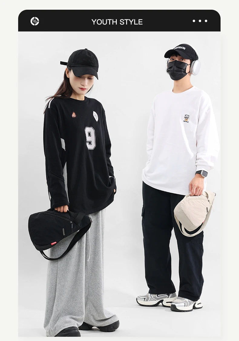 Versatile Nylon Zipper Waist Pack | Stylish Chest Bag for All