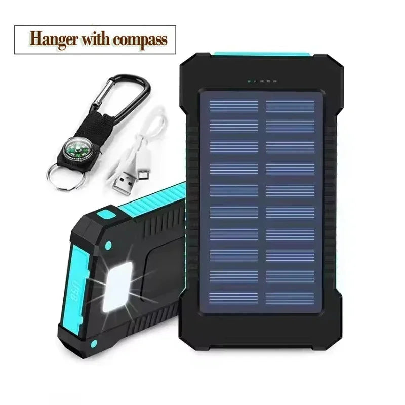 200000mAh Solar Power Bank | Fast Charging Portable Charger