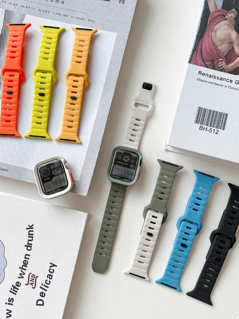 Silicone Case and Strap for Smart Watches | Comfortable & Durable