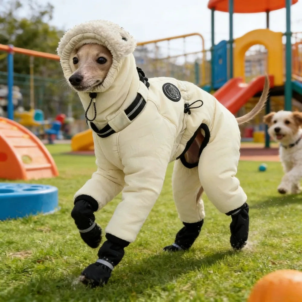 Large Breed Dog Winter Coat | Stylish & Warm Cotton Jacket