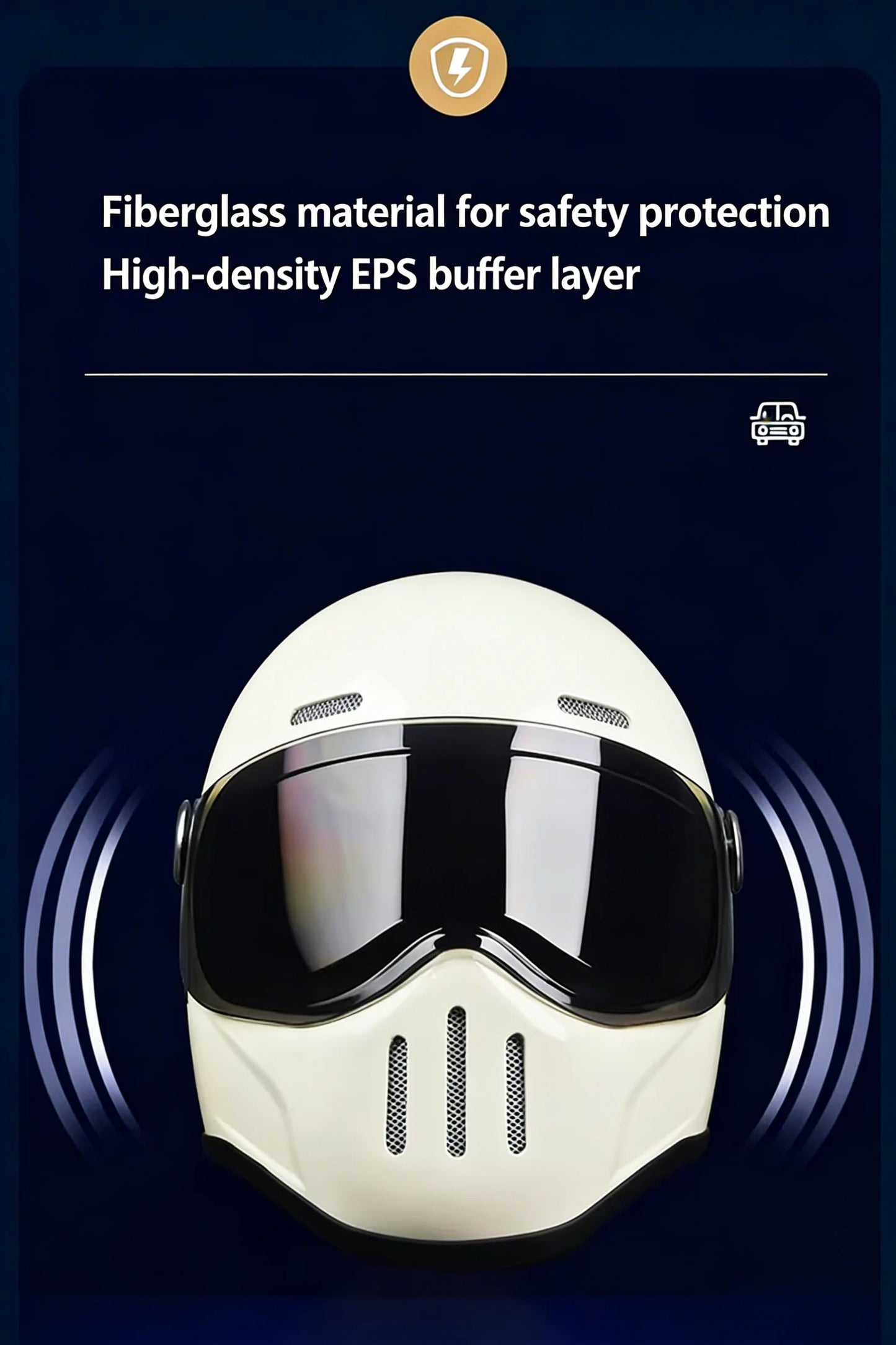 Dual Visor Full Face Motorcycle Helmet | ECE DOT Approved Design