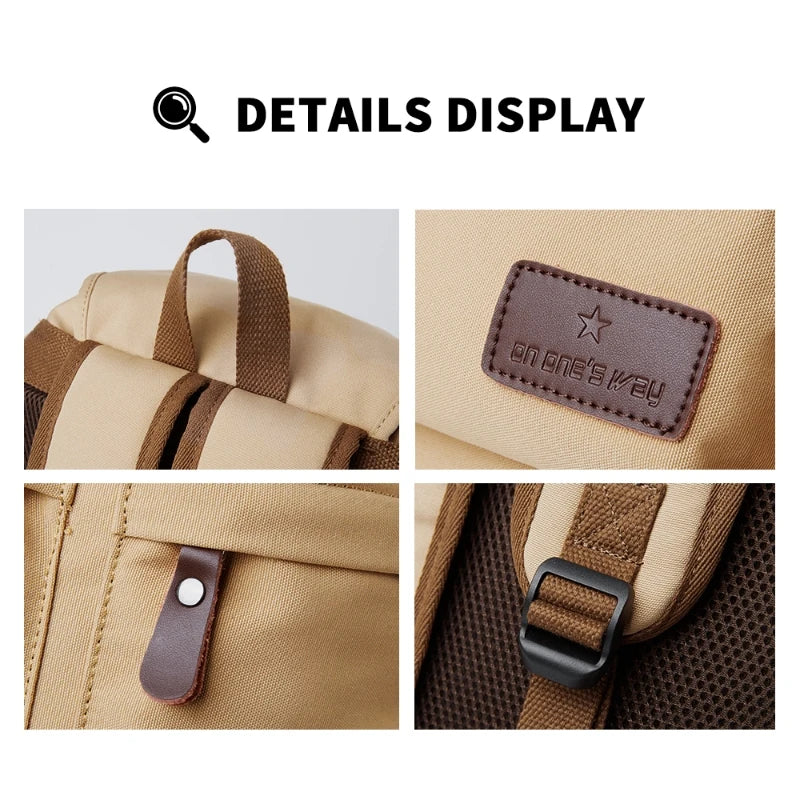Vintage Large Capacity Backpack for Laptops | Durable Casual Bag