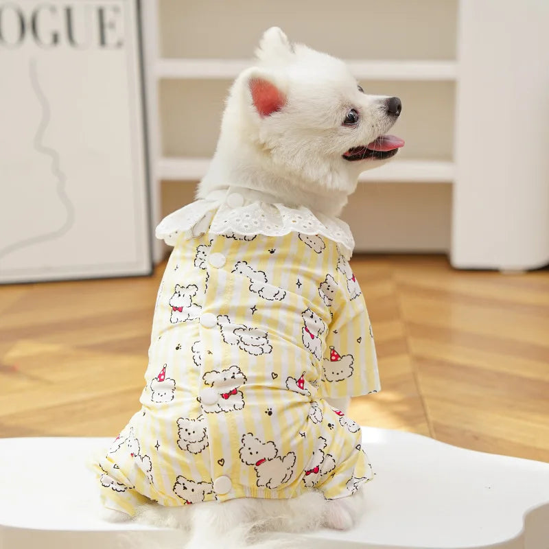 Adorable Spring & Summer Dog Jumpsuit | Perfect for Small Breeds