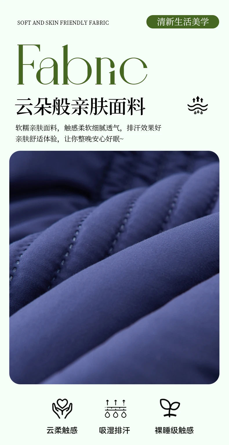 Lightweight Quilted Summer Blanket | Soft and Breathable Comforter