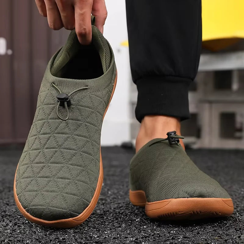 Minimalist Grey Sports Shoes for Daily Comfort | Unisex Slip-In