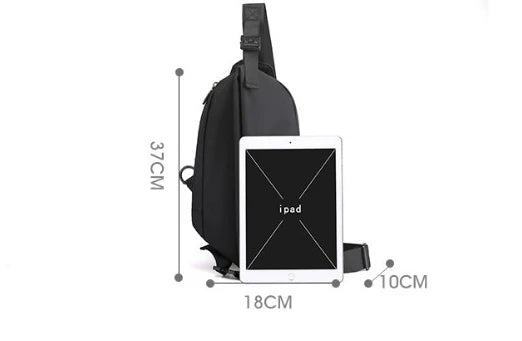Men's Waterproof Crossbody Bag | Stylish Casual Shoulder Bag
