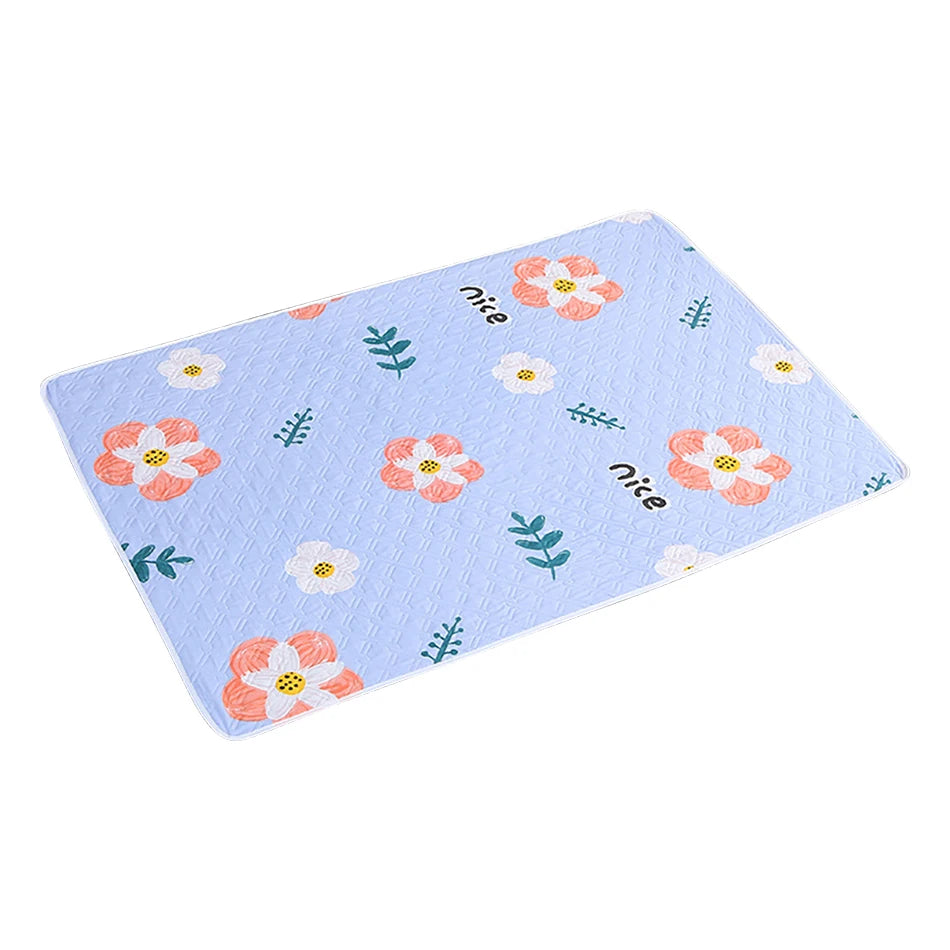Waterproof 4-Layer Cartoon Dino Diapering Mat | Baby Care Essential
