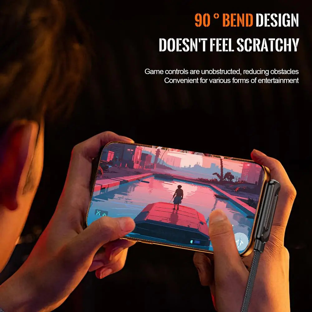 240W PD 2-in-1 Foldable Phone Holder & Fast Charging Cable