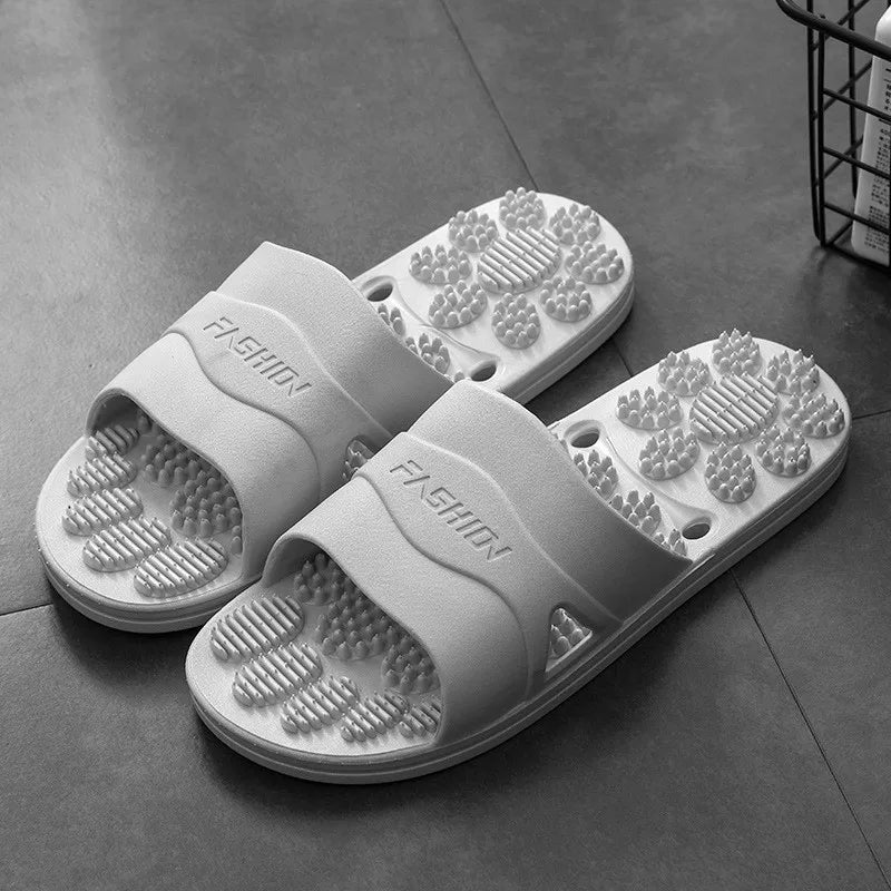 Women & Men Massage Slippers | Soft Non-Slip Indoor Slides