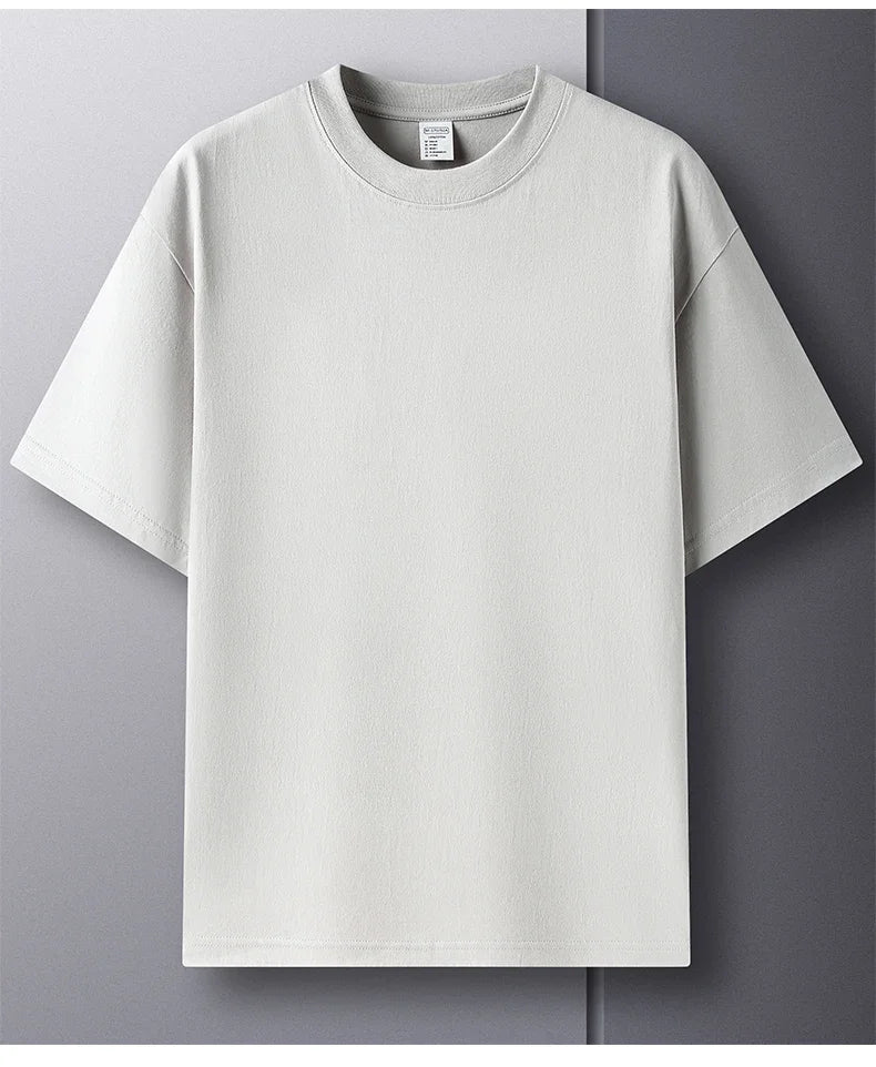 Men's Breathable Cotton Summer T-Shirt | Fashionable Short Sleeve Top