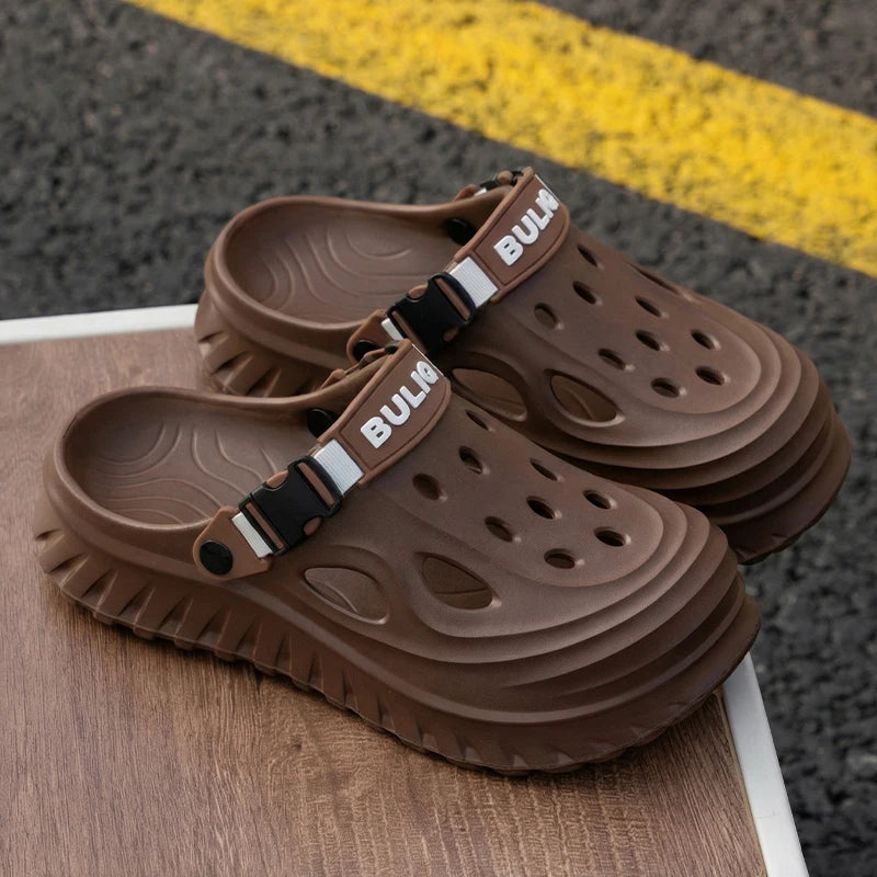 Comfortable Soft Sole Women Mules and Clogs Spring 2026 Platform Outdoor EVA Slippers Woman Trainers Plus Size 45 Casual Flats