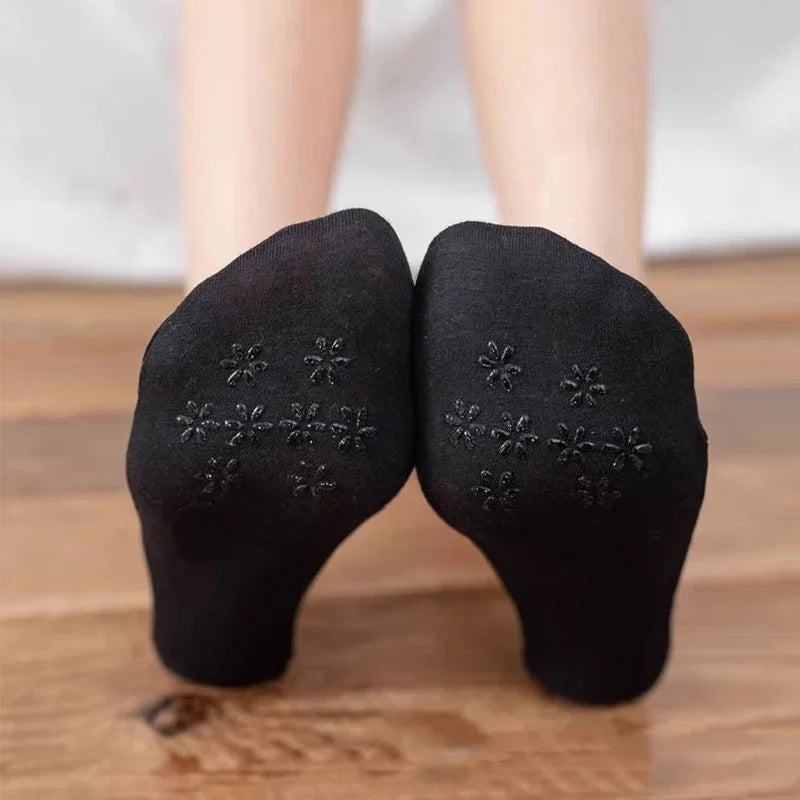 Women's Lace Invisible Summer Socks | No-Show Ankle Set