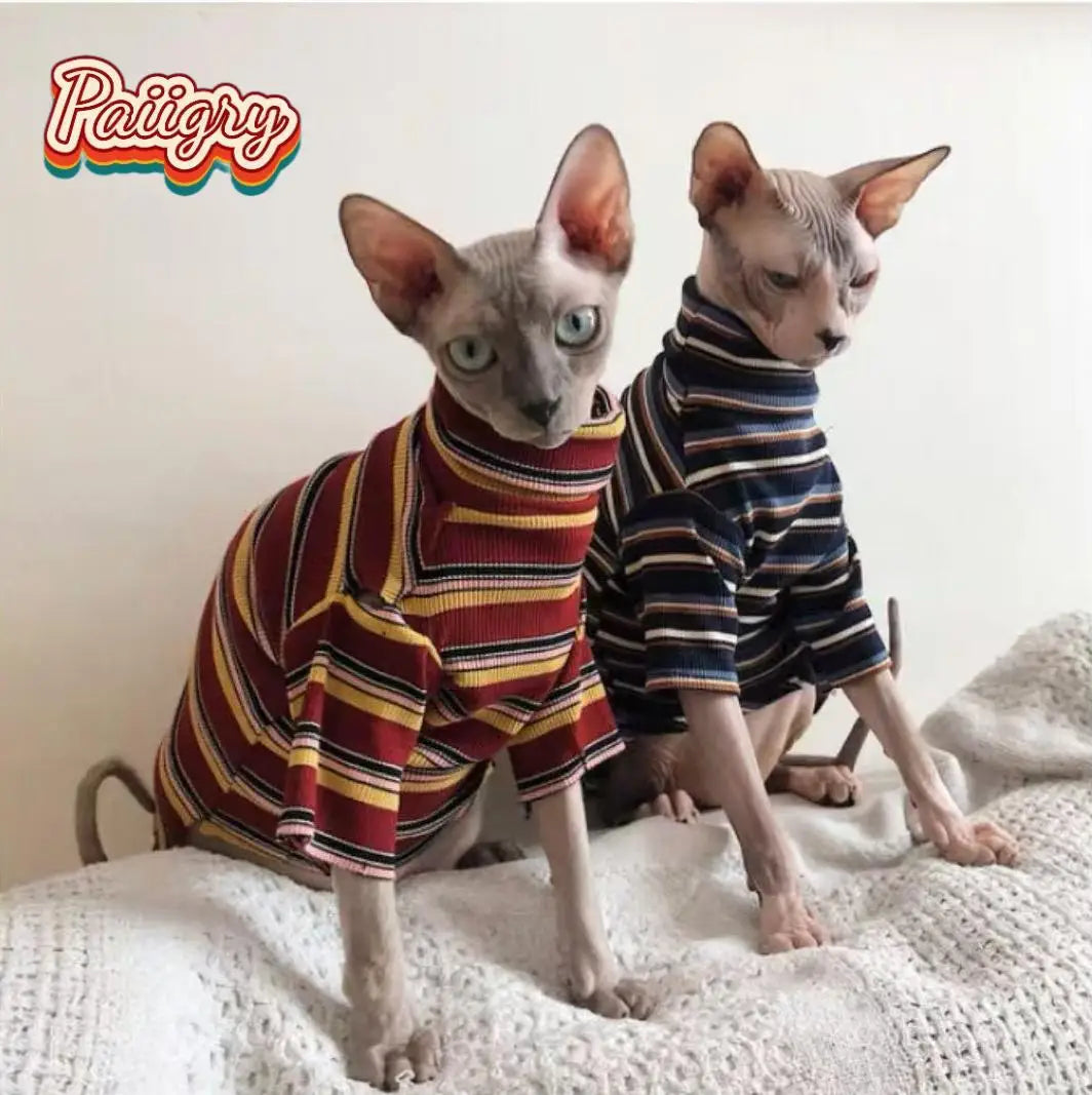 Trendy Retro Cat T-Shirt | Must-Have Summer Pet Clothing