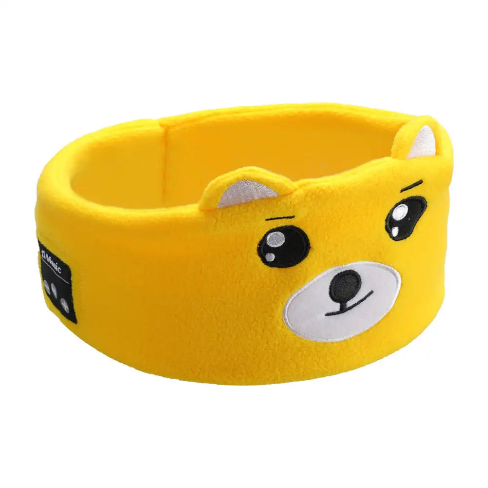 Children's Cute Cartoon Bluetooth Music Headband Earphones