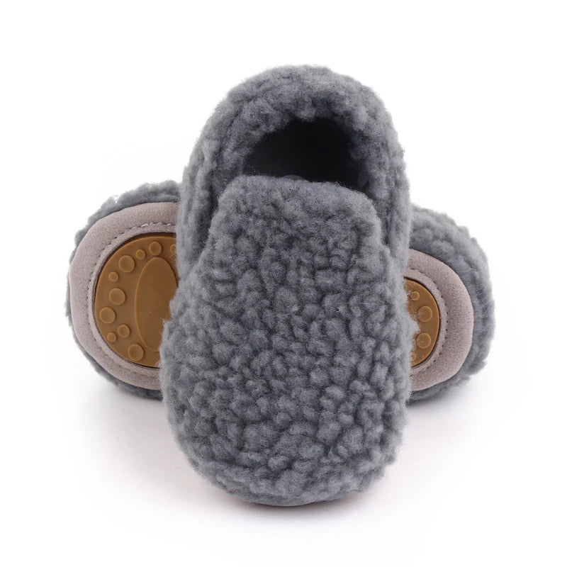 Soft Cotton Baby Prewalking Shoes | Non-Slip Winter Footwear
