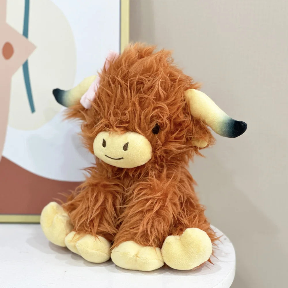 Adorable Highland Cow Plush Toy | Soft & Cuddly Stuffed Animal