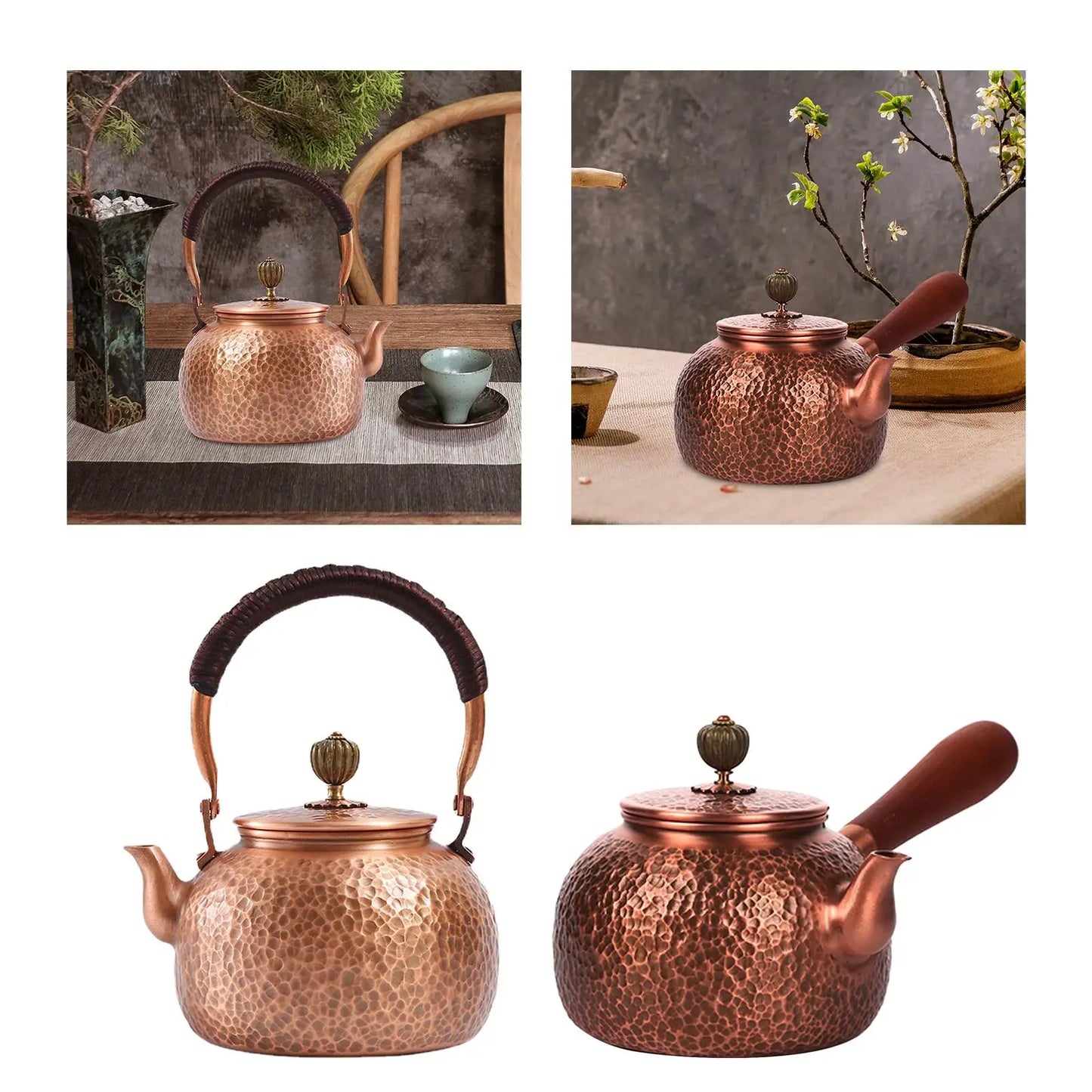 Handcrafted Copper Teapot | Retro Stovetop Teapot for Tea Lovers