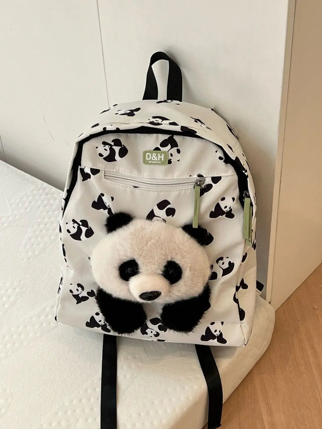 Cute Panda Backpack | Fashionable Lightweight School Bag for Students
