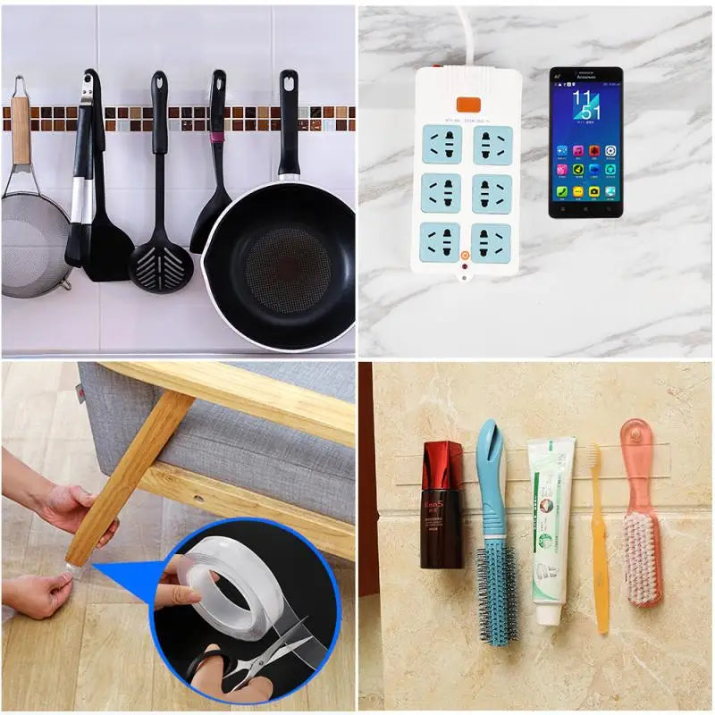 Cinta Adhesiva de Doble Cara Ultra Resistente para Mejoras del Hogar