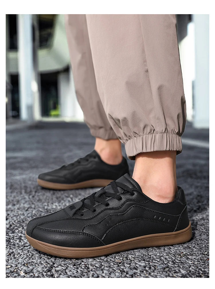 Men's Casual Wide Toe Box Sneakers | Comfortable Non-Slip Trainers