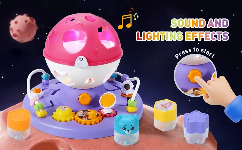 Light Up Baby Toys | Engaging Montessori Shape Sorter for Play