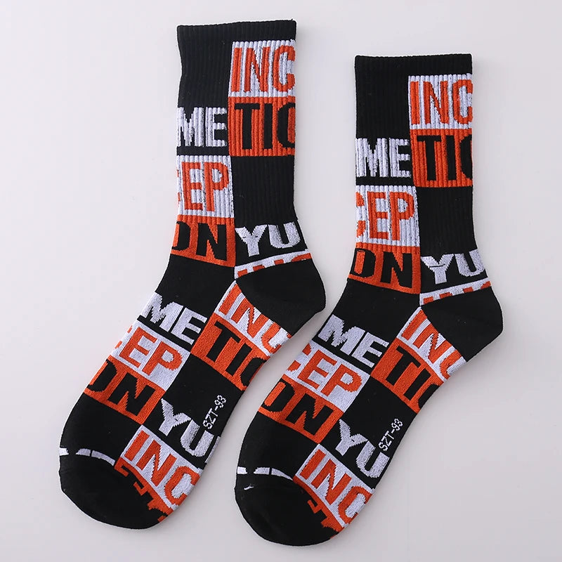 Trendy Unisex Cartoon Cotton Crew Socks | Comfort Meets Style