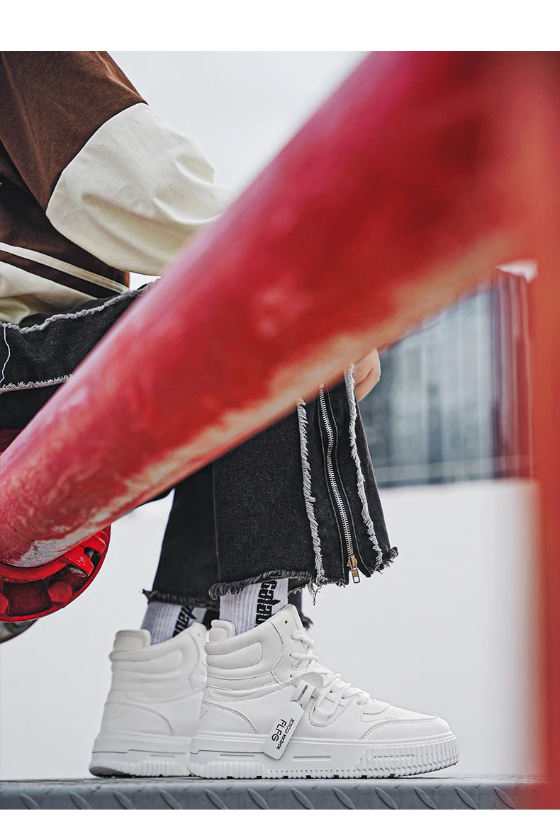 Men's Casual High-Top Sneakers | Stylish & Versatile Footwear